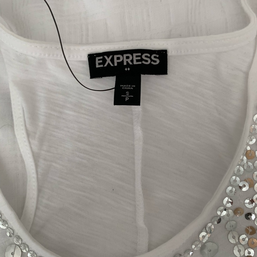 Express Sequin Tank Top - Picture 3 of 4